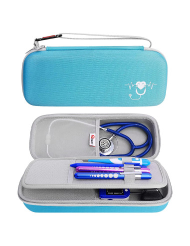 Funda Dura para Estetoscopio OPOWAY Turquesa - Compatible 3M Littmann