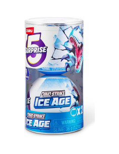 5 Sorpresa Dino Strike Era de Hielo ZURU - Paquete de 2 Dinos 2