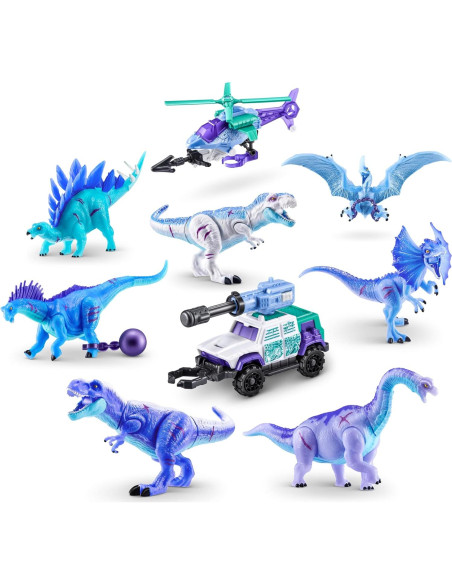 5 Sorpresa Dino Strike Era de Hielo ZURU - Paquete de 2 Dinos
