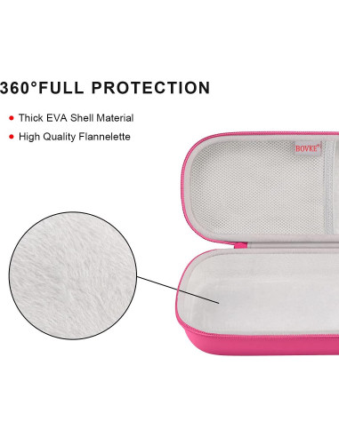 Funda de Transporte BOVKE para Estetoscopios 3M Littmann - Frambuesa