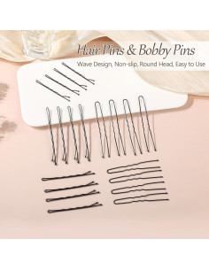 Conjunto de 250 Pinzas para el Cabello GBYMIUY - Variedad 5cm a 7cm 2