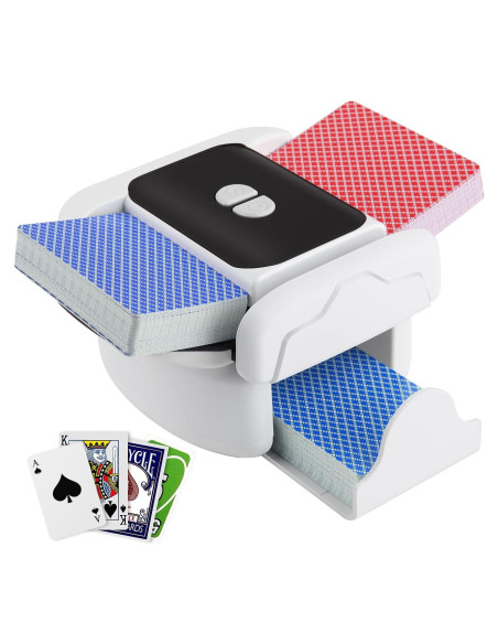 Barajador de Cartas Automático SHANTOU 1-2 Barajas Recargable