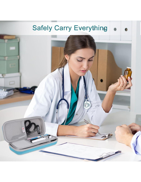 Funda Dura para Estetoscopio OPOWAY Turquesa - Compatible 3M Littmann