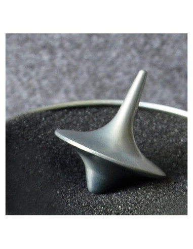 Peonza de Metal Junfamilee, Giroscopio Vintage de Zinc