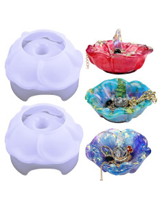 Moldes de Silicona para Soporte de Anillos Actvty - 2 Piezas