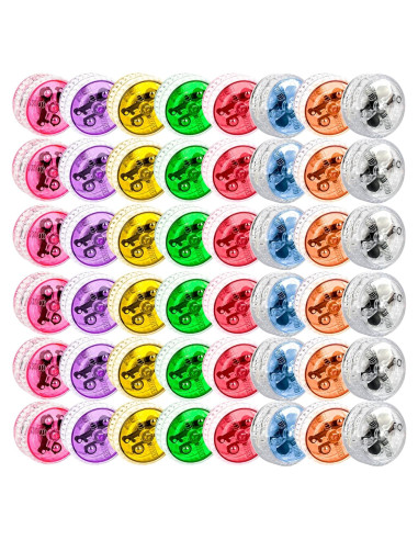 48 Yo-Yos LED Drayear para Principiantes - 5.5 cm, 8 Colores