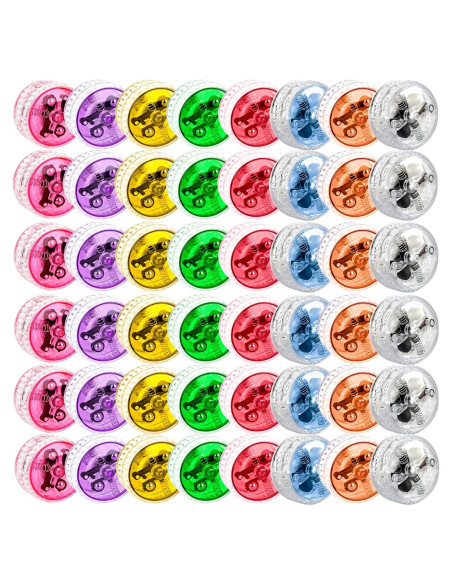 48 Yo-Yos LED Drayear para Principiantes - 5.5 cm, 8 Colores