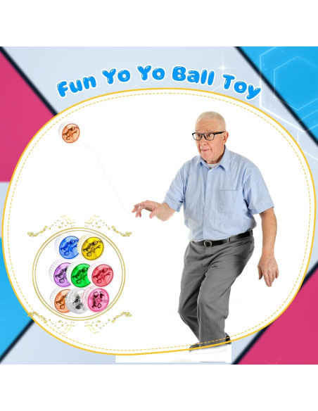 48 Yo-Yos LED Drayear para Principiantes - 5.5 cm, 8 Colores