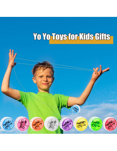 48 Yo-Yos LED Drayear para Principiantes - 5.5 cm, 8 Colores
