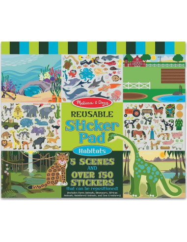 Almohadilla de Pegatinas Reutilizables Melissa & Doug 35.5x27.9cm