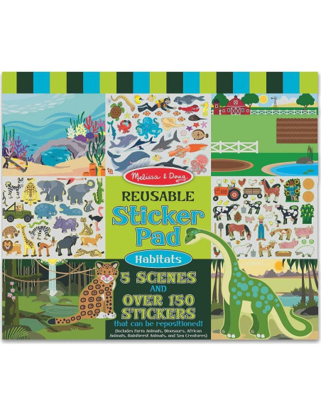 Almohadilla de Pegatinas Reutilizables Melissa & Doug 35.5x27.9cm