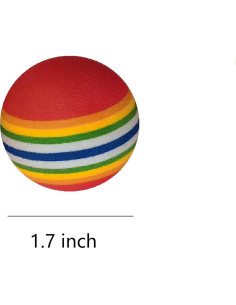 Pelotas de Juguete de Espuma para Perros y Gatos - 12 Piezas 2