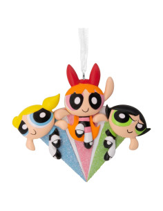 Adorno Navideño Hallmark Las Chicas Superpoderosas 8.26x6.99 cm