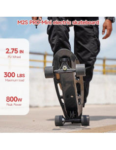 Patineta Eléctrica DNASKATE M2S PRO 400W 14Km Alcance 2