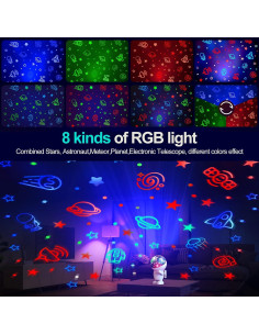 Proyector de Estrellas Astronauta SHENZHEN JQ-001g Luz Nocturna 2