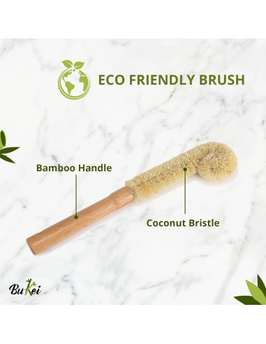 Secador de Botellas de Bebé Bukei de Bambú Plegable 7 Varillas