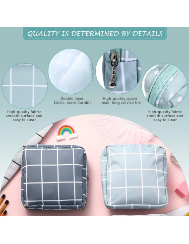 Bolsa de Almacenamiento de Toallas Sanitarias Frienda 4 Pzas