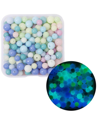 Fishdown 180 Piedras Brillantes para Joyería 6mm 8mm Luminosa