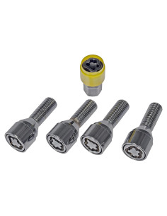 Juego de Bloqueo de Rueda Dorman 712-690 M14-1.50 - 6 Piezas