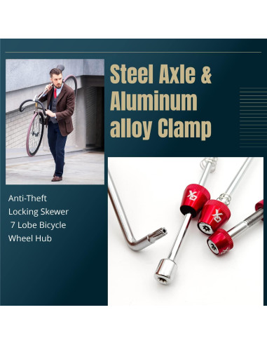 Cerradura Antirrobo ONIPAX AF-116WS con Eje y Abrazadera