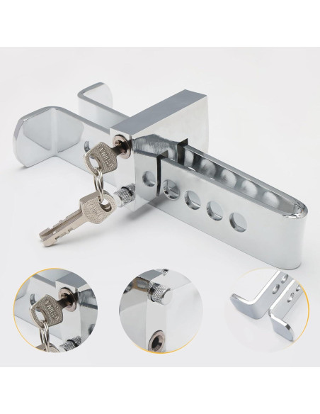 Cerradura Antirrobo de Freno y Embrague MaySpare LOCK-4 Acero Inoxidable