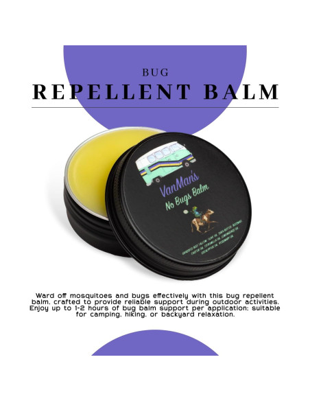 Bálsamo Repelente de Insectos Vanman's 28.35 g Natural