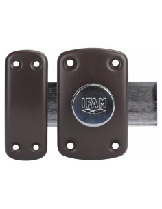 Cerrojo Antirrobo Ifam B6, Acero Niquelado, 110 mm, 3 Llaves