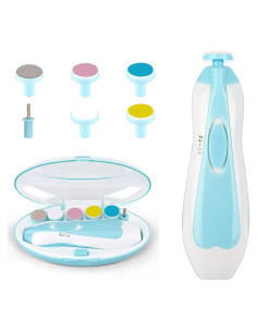 Cortador de Uñas Eléctrico OUREPOCA 6-en-1 con Luz LED