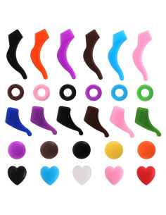 30 Pares de Sujetadores de Gafas de Silicona Antideslizantes