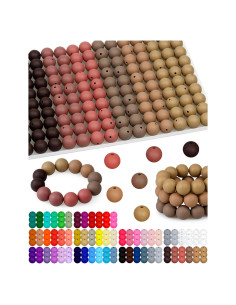 160 Perlas de Silicona 15mm FIVEIZERO para Manualidades DIY