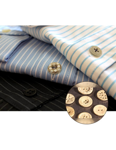 150 Botones de Concha de Coco CNYMANY para Manualidades DIY