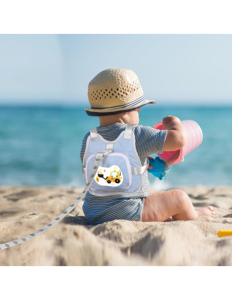 Arnés de Bebé Accmor Azul Ajustable con Correa Antipérdida