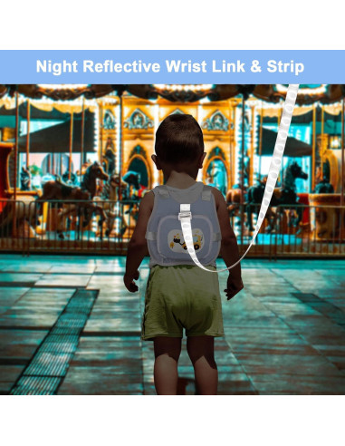 Arnés de Bebé Accmor Azul Ajustable con Correa Antipérdida