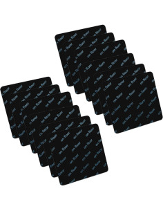 12 Almohadillas Antideslizantes Reutilizables Yinglejiacns 8x8cm 2