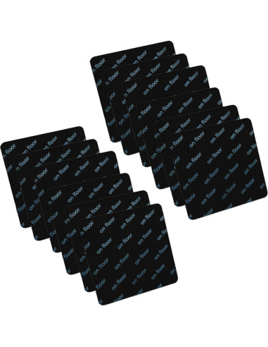 12 Almohadillas Antideslizantes Reutilizables Yinglejiacns 8x8cm