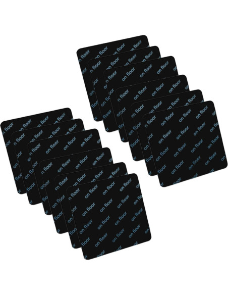 12 Almohadillas Antideslizantes Reutilizables Yinglejiacns 8x8cm