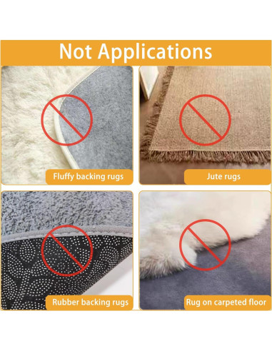 12 Almohadillas Antideslizantes Reutilizables Yinglejiacns 8x8cm