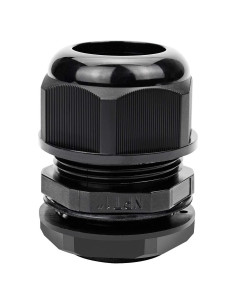Glandes de Cable IP68 XHF 1" Nylon 2 Pcs Ajustables Negros