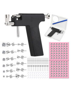 Kit de Perforación de Oídos Evatage con 98 Pendientes