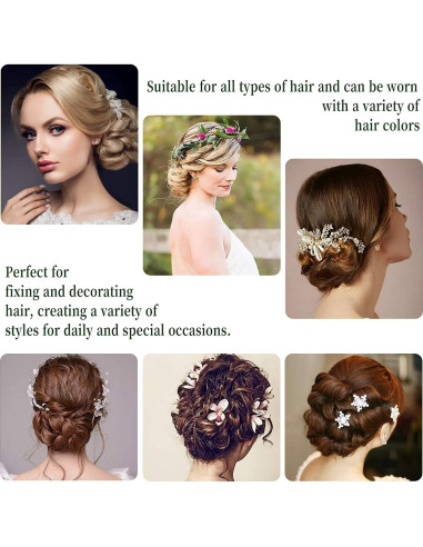 AIEX Kit 50 Pasadores de Pelo Negros 5 cm Metal Duradero