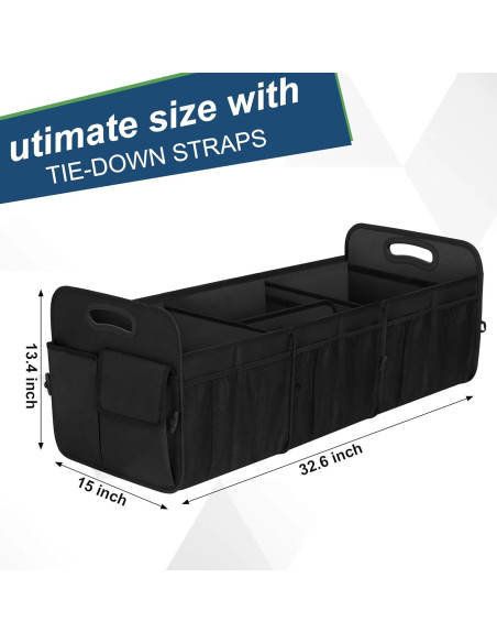 Organizador de Maletero Femuar TLAF-0142 90L Plegable Negro