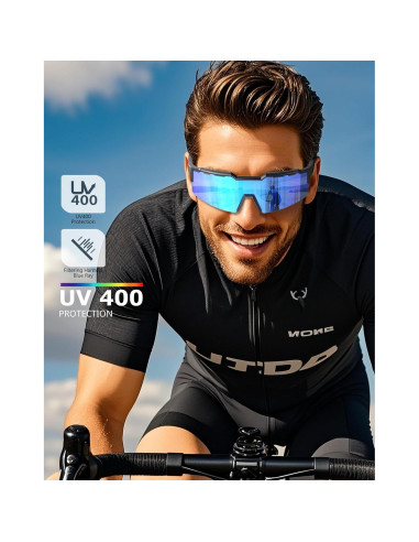 Gafas de Sol Deportivas KALIYADI Polarizadas UV400 Hombres