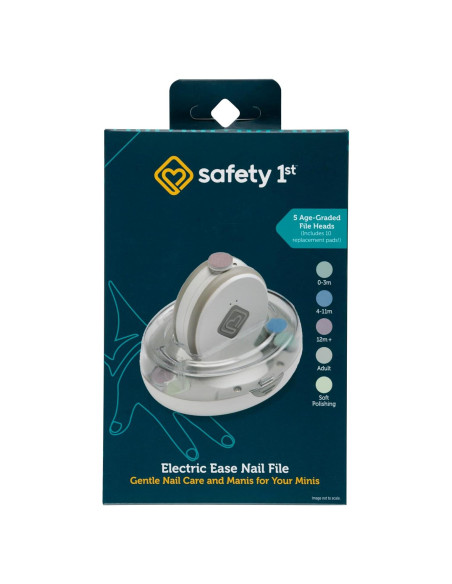 Lima de Uñas Eléctrica Safety 1st Ease, Suave y Ergonométrica