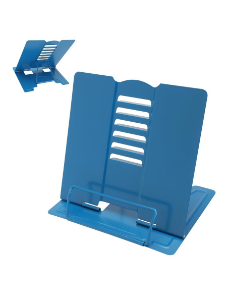Soporte de Libro Ajustable Camelmother Azul 22.4x20.1 cm