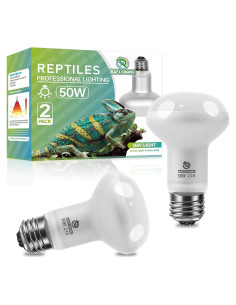 Lámpara de Calor para Reptiles REPTI HOME 50W 2Pack UVA