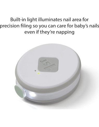 Lima de Uñas Eléctrica Safety 1st Ease, Suave y Ergonométrica