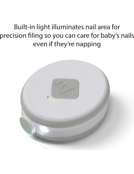 Lima de Uñas Eléctrica Safety 1st Ease, Suave y Ergonométrica