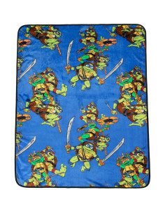 Set de Manta y Almohada Jay Franco Tortugas Ninja Leonardo 2 Piezas 2