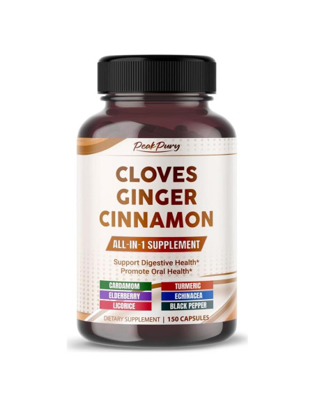 Clavos Ultra PeakPury 150 Cápsulas - Suplemento Digestivo y Oral