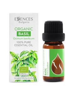 Aceite Esencial de Albahaca Orgánico Essences Bulgaria 10ml 100% Puro